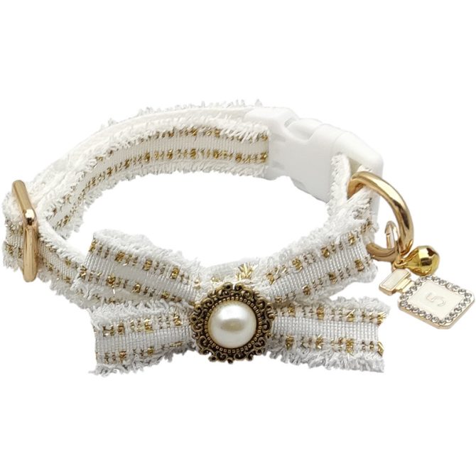 Collar de perro de moda Blanco - Imagen 3